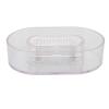 Beard Trimmer Rinser Portable Shaving Cleaner Tool for Manual Push Type Beard Clipper (Transparent) view 1