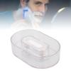 Beard Trimmer Rinser Portable Shaving Cleaner Tool for Manual Push Type Beard Clipper (Transparent) view 3
