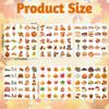 150 Pcs Fall Tattoos, Maple Leaves Pumpkin Fake Temporary Tattoos, Fall Thanksgiving Tattoos Autumn Stickers for Thanksgiving Decorations Gift Fall Party Favors Supplies Bags Fillers view 2