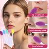 10 Pcs Silicone Lip Scrub Brush Exfoliating,Nose Clean Blackhead Removal,Lip Scrubber for Lip Lightening,Lip Exfoliator Scrubber Tool for Dark Lips view 4