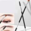 Double Ended Eyebrow Brush, Angled Brow Brush with Spoolies, Portable Makeup Tool 5.9in, Create Defined Brows, Apply Powders, Gels, and Pomades for Travel, Work, Daily Errands view 4