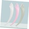 Beavorty 6pcs Stainless Steel Eyebrow Razors for Women Portable Facial Shaver Durable Eyebrow Trimming Tool in White Pink Green for Travel Daily Grooming view 4