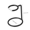 ERINGOGO Razor Shaving Brush Rack Soap Bowl Holder Portable Men's Grooming Tool for Travel Black view 2