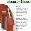 about-face Blur Matte Lip Plump  Soft-Matte Liquid Lipstick with Plumping Effect  Hydrating, Vegan, Cruelty-Free, Clean Beauty  0.2 oz (Side-Eye - Nude Pink) view 4