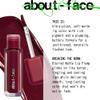 about-face Blur Matte Lip Plump  Soft-Matte Liquid Lipstick with Plumping Effect  Hydrating, Vegan, Cruelty-Free, Clean Beauty  0.2 oz (Elysian - Dusty Red) view 4