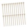 IWOWHERO 100pcs Disposable Wooden Sticks for Eyebrow and Facial Hair Removal Gentle Craft Applicator Tools for Waxing Lip and Nose Use view 1