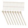 Didiseaon 100pcs Wooden Sticks for Hair Removal Disposable Eyebrow Lip Nose Waxing Applicators Craft Spatulas Smooth Application Travel-friendly view 1