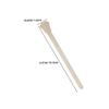 Didiseaon 100pcs Wooden Sticks for Hair Removal Disposable Eyebrow Lip Nose Waxing Applicators Craft Spatulas Smooth Application Travel-friendly view 2