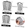 SAFIGLE Retro U-Shaped Hair Comb Clips 8-Piece Metal Hair Accessories for Women Side Combs Bun Holder for Styling and Updos view 2