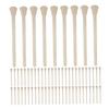 HAPINARY 100pcs Wooden Waxing Sticks for Eyebrow Lip and Nose Hair Removal Disposable Craft Applicators for Sensitive Skin for Home and Travel Use view 1