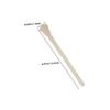 HAPINARY 100pcs Wooden Waxing Sticks for Eyebrow Lip and Nose Hair Removal Disposable Craft Applicators for Sensitive Skin for Home and Travel Use view 2