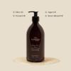A LA MAISON French Liquid Hand Soap  White Tea & Rose  Natural, Refillable Hand Wash in Amber Glass Bottle  Made in France, Plant-Based & Biodegradable  16.5 fl oz view 2