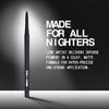 about-face Line Artist Longwear Gel Eyeliner Into The Void  High-Definition, Smudge-Proof, Waterproof, Matte Finish  Built-In Sharpener  Vegan, Cruelty-Free, Clean Beauty  0.012 oz (Matte Black) view 4