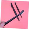 Beavorty 3pcs Sturdy Eyebrow Razor Kit Portable Trimmer Cover Makeup Tool for Ladies Easy to Clean view 2