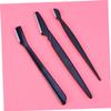 Beavorty 3pcs Sturdy Eyebrow Razor Kit Portable Trimmer Cover Makeup Tool for Ladies Easy to Clean view 4