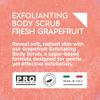 NaturaverdePro Fresh Grapefruit Ingrown Hair & Bumps Exfoliating Body Scrub, Sugar Scrub for Body and Post-Wax Care, Infused with Glycerin & Fruit Oils, Natural Skin Care for All Skin Types - 10.58 oz view 2