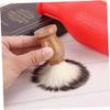 Ipetboom Natural Wooden Beard Brush Nylon Bristles for Men Professional Shaving and Facial Hair Grooming Tool 1 Piece for Beard Care view 2