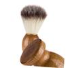 Ipetboom Natural Wooden Beard Brush Nylon Bristles for Men Professional Shaving and Facial Hair Grooming Tool 1 Piece for Beard Care view 3