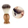 Ipetboom Natural Wooden Beard Brush Nylon Bristles for Men Professional Shaving and Facial Hair Grooming Tool 1 Piece for Beard Care view 4