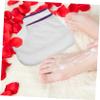 1Pair Paraffin Wax Foot Covers for Wax Therapy Reusable and Elastic Foot Wraps for Moisturizing Treatment for Home and Salon Use Simple Design view 2