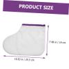 1Pair Paraffin Wax Foot Covers for Wax Therapy Reusable and Elastic Foot Wraps for Moisturizing Treatment for Home and Salon Use Simple Design view 3