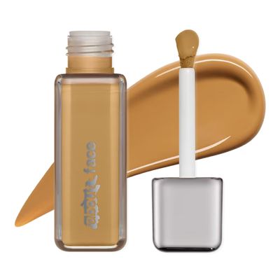 about-face THE PERFORMER Skin-Focused Foundation MD1Olive  Medium Coverage, Long-Wear, Breathable & Buildable Base  Clean, Vegan, Hydrating Formula with Blue Agave & Chlorella  1.08oz