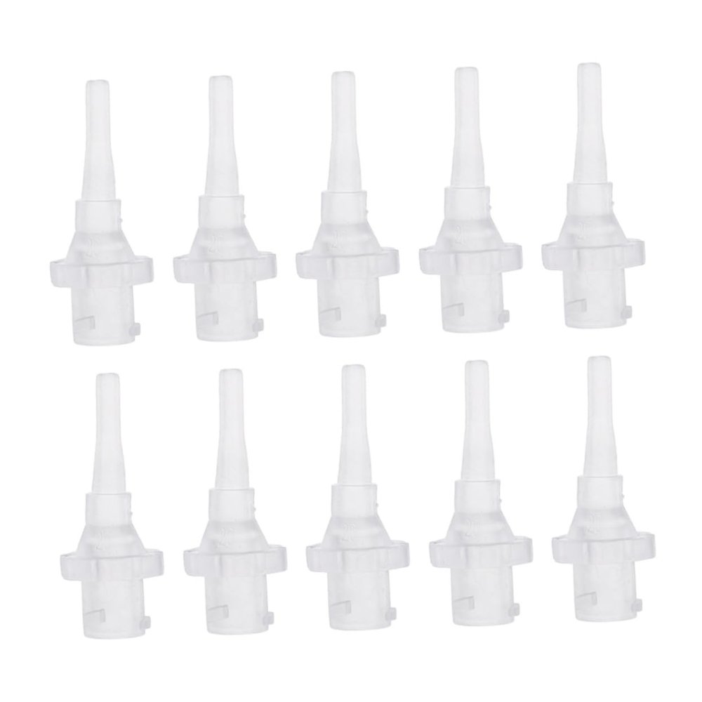 COLLBATH 10pcs Disposable Ear Washer Tips Replacement Ear Wash Tubes for Adults Portable and Easy to Use