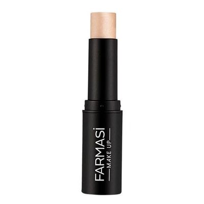 Farmasi Glow & Highlight Stick 6g/0.21oz  Creamy Illuminating Highlighter for Radiant Skin  Lightweight Buildable Glow Stick for Face, Cheekbones, and Brow Area  Portable On-the-Go Makeup Essential