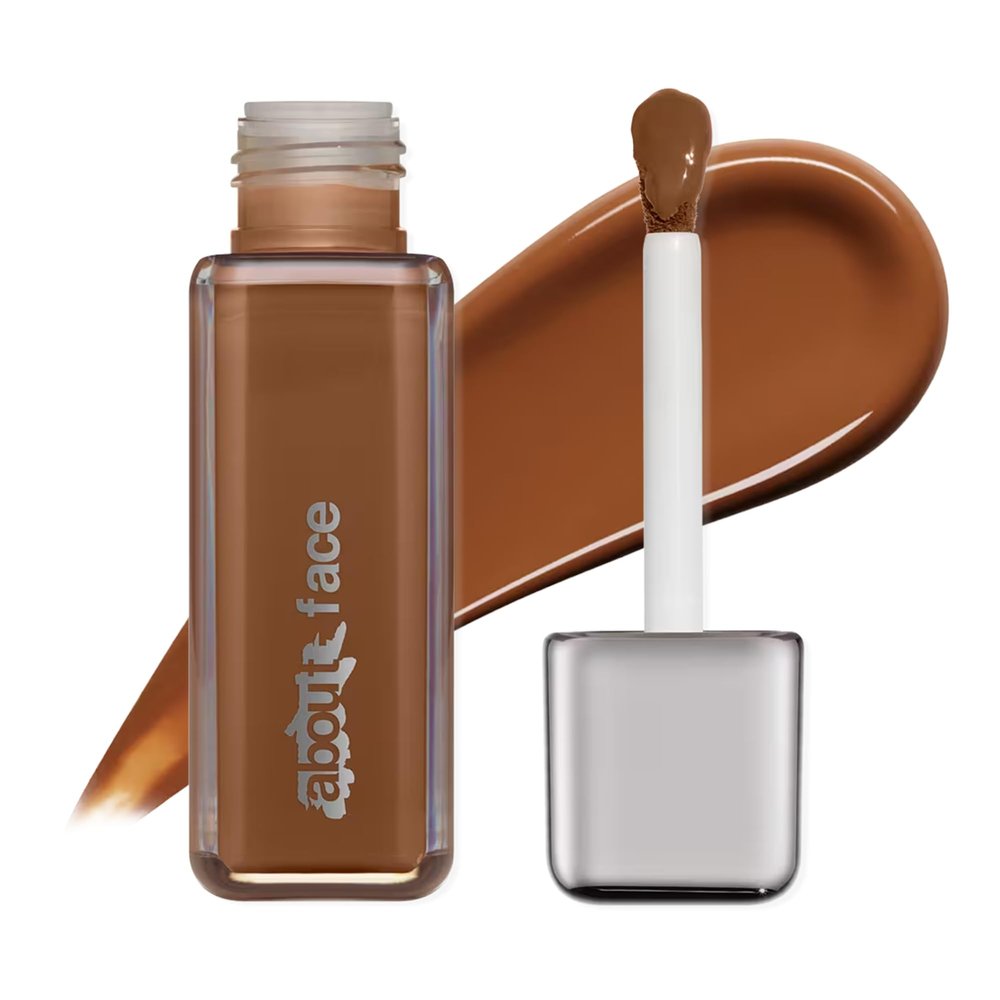 about-face THE PERFORMER Skin-Focused Foundation D1Neutral  Medium Coverage, Long-Wear, Breathable & Buildable Base  Clean, Vegan, Hydrating Formula with Blue Agave & Chlorella  1.08oz