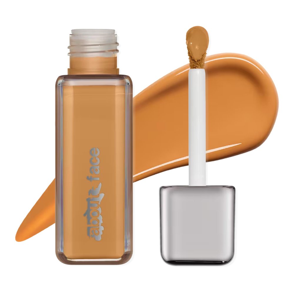 about-face THE PERFORMER Skin-Focused Foundation MD1Warm  Medium Coverage, Long-Wear, Breathable & Buildable Base  Clean, Vegan, Hydrating Formula with Blue Agave & Chlorella  1.08oz