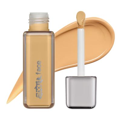 about-face THE PERFORMER Skin-Focused Foundation M1Warm  Medium Coverage, Long-Wear, Breathable & Buildable Base  Clean, Vegan, Hydrating Formula with Blue Agave & Chlorella  1.08oz