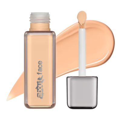 about-face THE PERFORMER Skin-Focused Foundation L2Peach  Medium Coverage, Long-Wear, Breathable & Buildable Base  Clean, Vegan, Hydrating Formula with Blue Agave & Chlorella  1.08oz