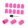 Gogogmee 10pcs Nail Sanding Caps for Nail Drill Manicure Grinding Head Polisher Compatible with Electric Files Suitable for Home and Salon Use view 4