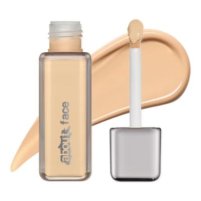 about-face THE PERFORMER Skin-Focused Foundation L2Neutral  Medium Coverage, Long-Wear, Breathable & Buildable Base  Clean, Vegan, Hydrating Formula with Blue Agave & Chlorella  1.08oz