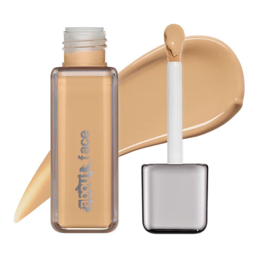 about-face THE PERFORMER Skin-Focused Foundation LM2Neutral  Medium Coverage, Long-Wear, Breathable & Buildable Base  Clean, Vegan, Hydrating Formula with Blue Agave & Chlorella  1.08oz