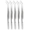 A2Z - Stainless Steel Curved Serrated Tip Multipurpose Tweezers for Craft Repairing (2) view 1