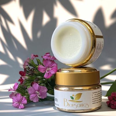 Biorganics Skin Therapy Natural Depuff Eye Cream for Dark Circles, Puffiness, Anti-Aging with Essential Oils