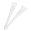 DOITOOL 2pcs Silicone Spatula: Wax Seal Stamp Cleaning Utensil - Heat-Resistant Wax Seal Tool - Portable Scraper Spoon for Silicone Crafts view 1
