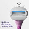 Flamingo Moisture Plus Women's Razor Set - No Shave Gel Needed - 1 Razor Handle, 1 Blade Refill, Shower Holder - Fig view 2
