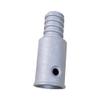 DimyFew Replacement Handle Tips for Telescopic Pole Brush Head with Threaded Tip Adapter, tip view 2