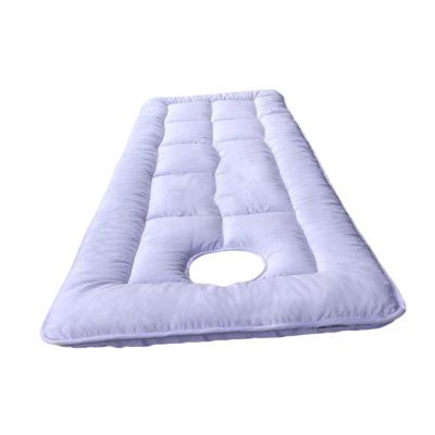 predolo SPA Massage Table Pad Bed Mat with Face Opening for Beauty Treatment in Hotels, White
