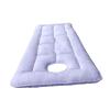 predolo SPA Massage Table Pad Bed Mat with Face Opening for Beauty Treatment in Hotels, White view 1