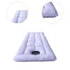 predolo SPA Massage Table Pad Bed Mat with Face Opening for Beauty Treatment in Hotels, White view 4