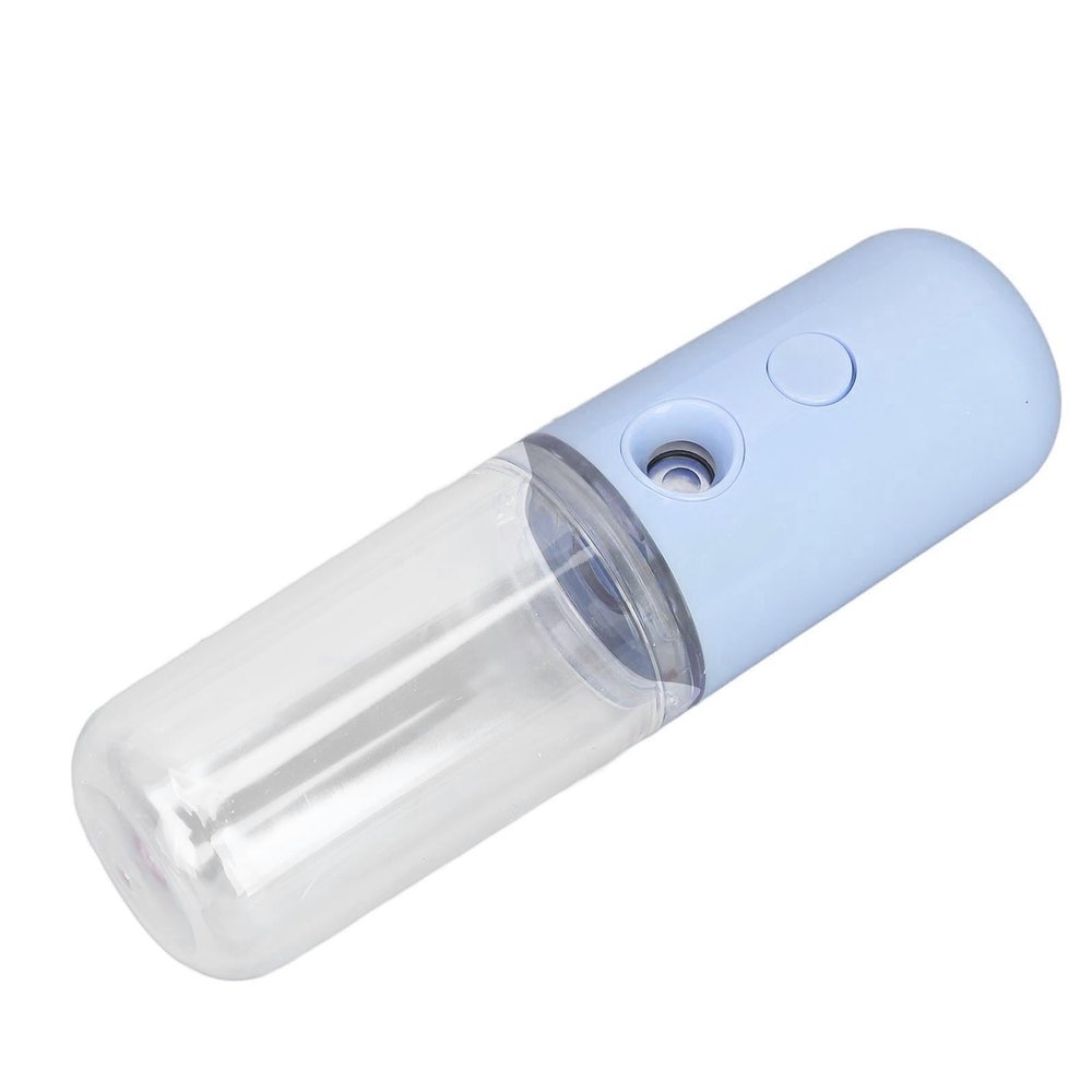 Portable Humidifier, Face Humidifier Mini Steamer Portable Mist Sprayer for Skin Care & Body Moisturized & Eyelash Extensions (Blue)
