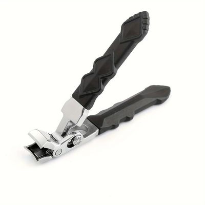 Extra Wide Opening Thick Nail Clippers with Comfort Handle and Nail Catcher - Ideal for Seniors and Thick Nails