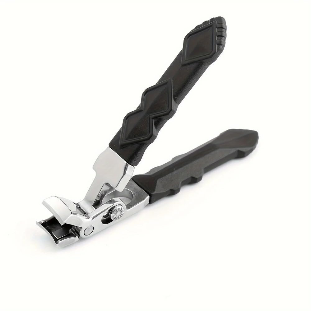 Extra Wide Opening Thick Nail Clippers with Comfort Handle and Nail Catcher - Ideal for Seniors and Thick Nails