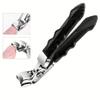 Extra Wide Opening Thick Nail Clippers with Comfort Handle and Nail Catcher - Ideal for Seniors and Thick Nails view 2