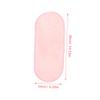 BELLIFFY 5Pcs Portable Face Wash Cloths Soft Coral Fleece Travel Towels for Camping Exfoliating Cleansing Quick Dry Face Towels Pink view 2