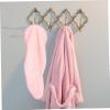 BELLIFFY 5Pcs Portable Face Wash Cloths Soft Coral Fleece Travel Towels for Camping Exfoliating Cleansing Quick Dry Face Towels Pink view 4