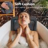 Full Body Bath Pillow, Bathtub Pillow, Spa Bath Pillow for Head, Neck, Shoulder and Back Support with Comfortable Three-Dimensional Air Mesh and 13 Strong Suction Cups for Women's Relaxation,Grey view 3
